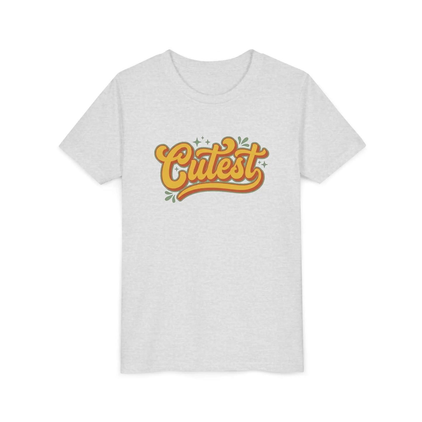 Cutest Youth Tee — Retro Script Kids T‑Shirt by Printify