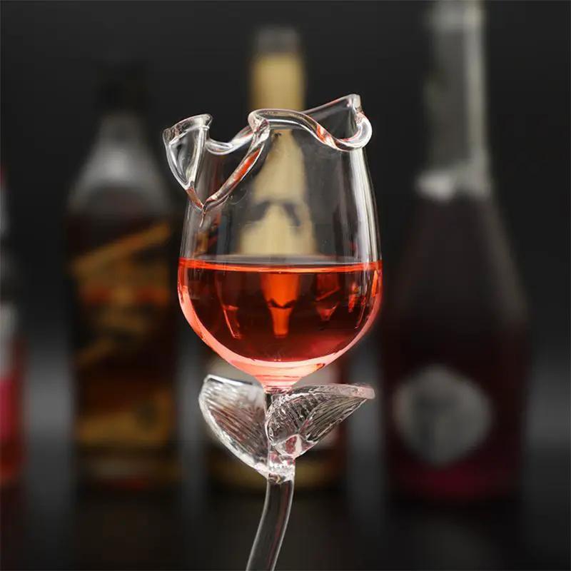 Fancy Red Wine Goblet by GJG Denim