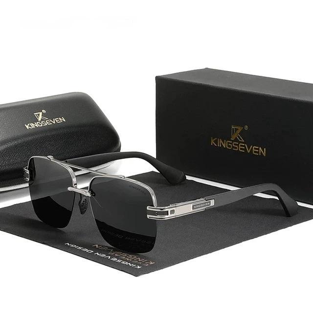 Mens Anti-Blinding Color-Changing Polarized Sunglasses by GJG Denim
