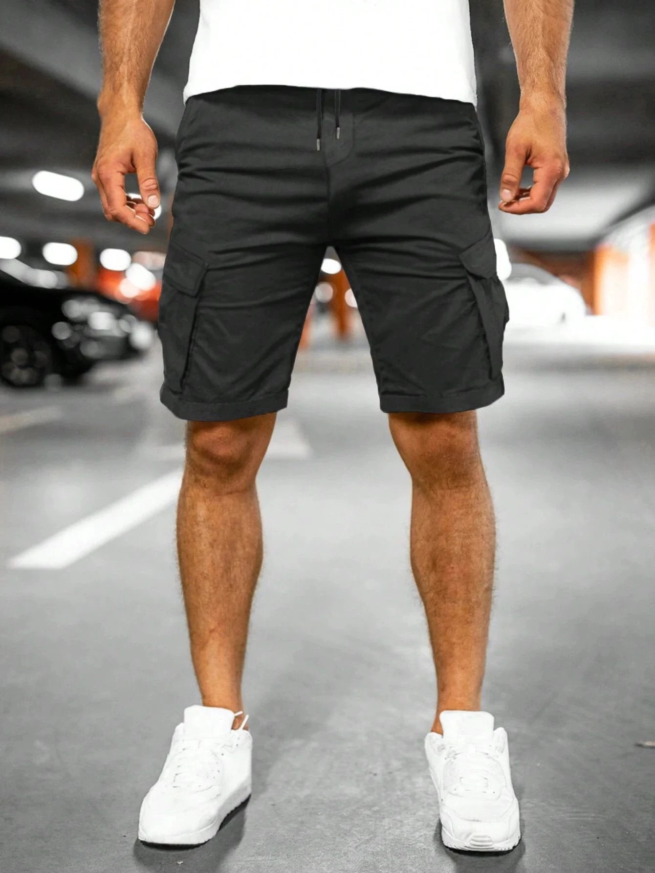 Fashion Personality Men's New Woven Five-point Pants by GJG Denim