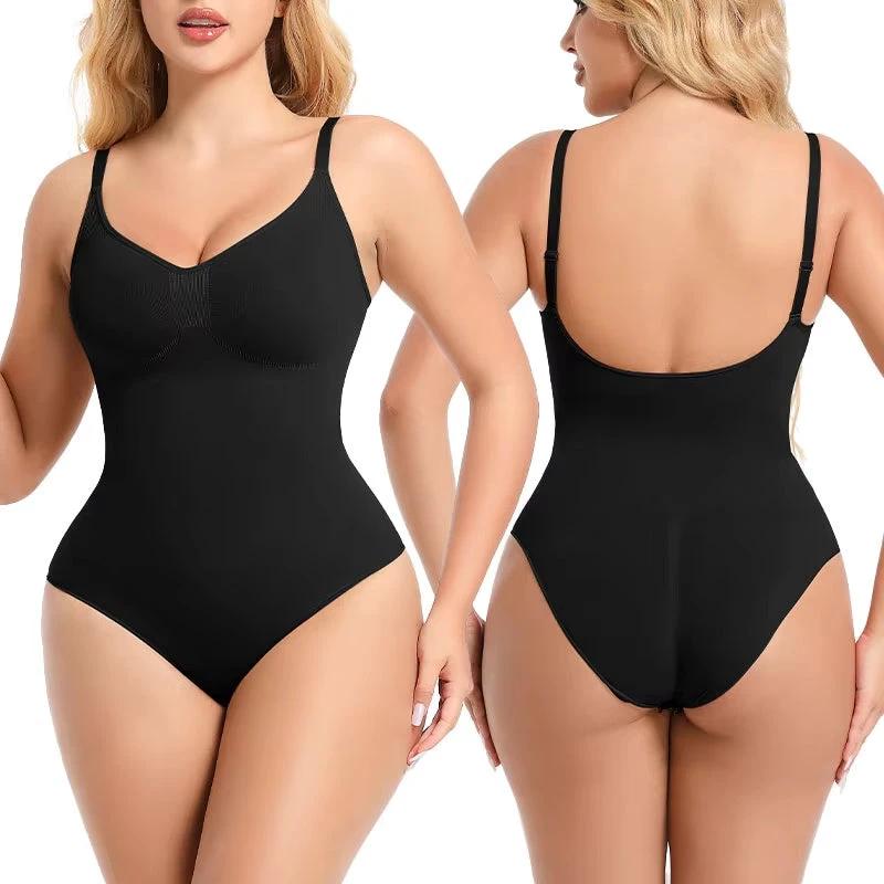 Dropship Seamless Boyshorts Shapewear Slimming Fajas Bodysuit Plus Size Faha Sculpt Body Shaper For Women Seamless Shapewear by GJG Denim