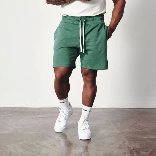Muscle Workout Brothers Summer Sports Leisure Cotton Fifth Pants by GJG Denim