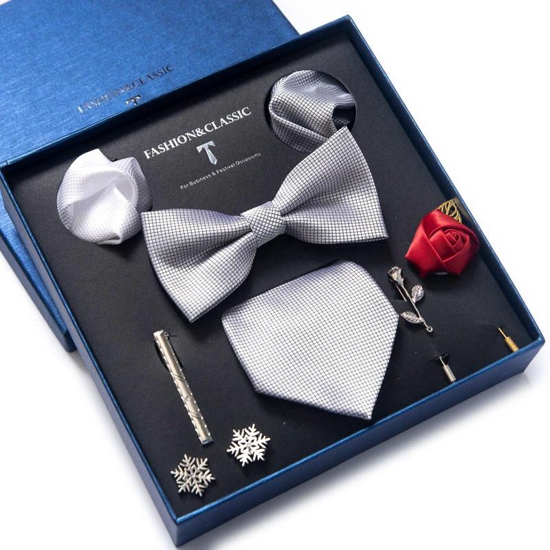 Men's 8-piece Tie Set by GJG Denim