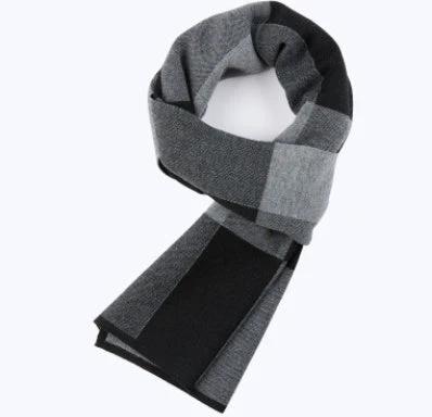 Men's Wool Plaid Scarf by GJG Denim