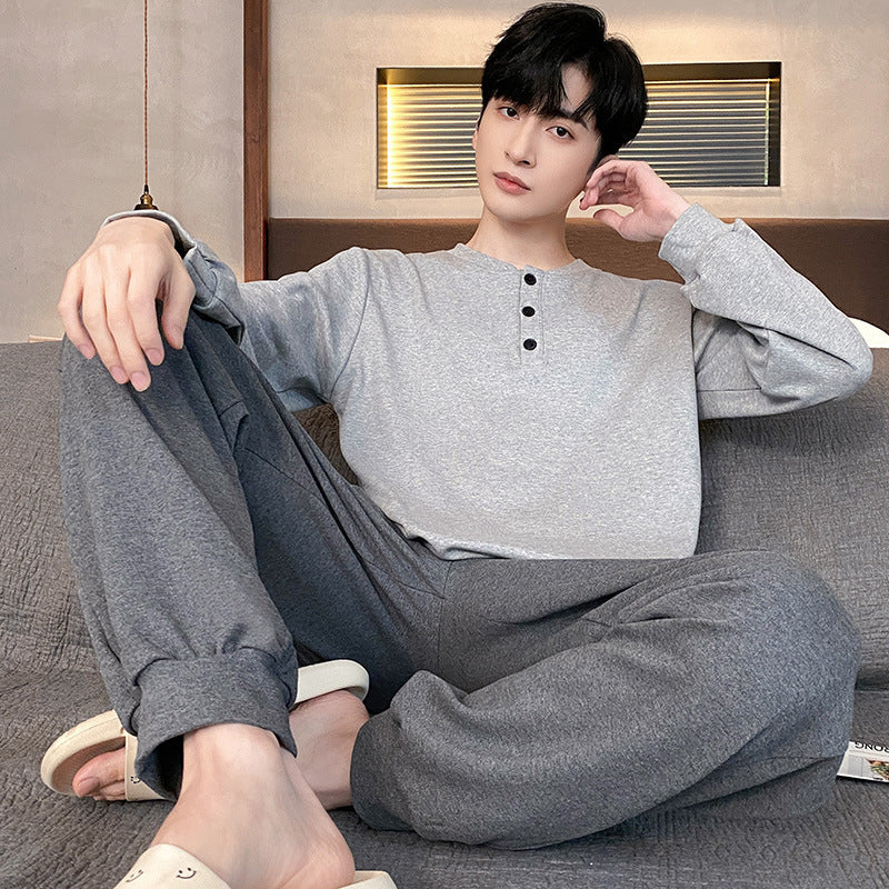 Thin Long Sleeve Loose Pajamas by GJG Denim