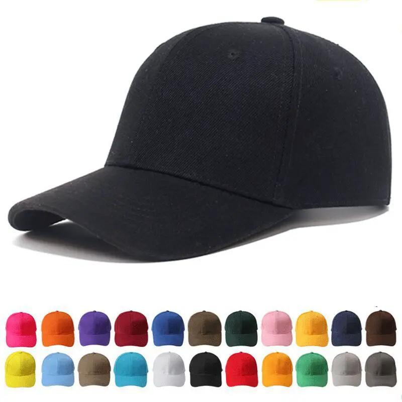 Solid Color Baseball Cap For Men by GJG Denim