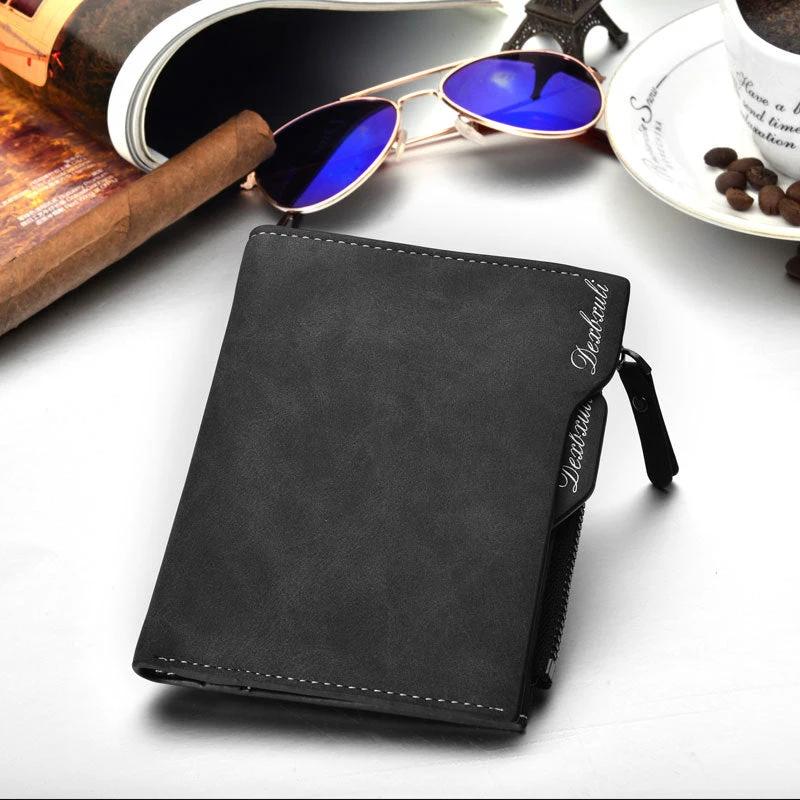 Men's Short Multifunctional Wallet by GJG Denim
