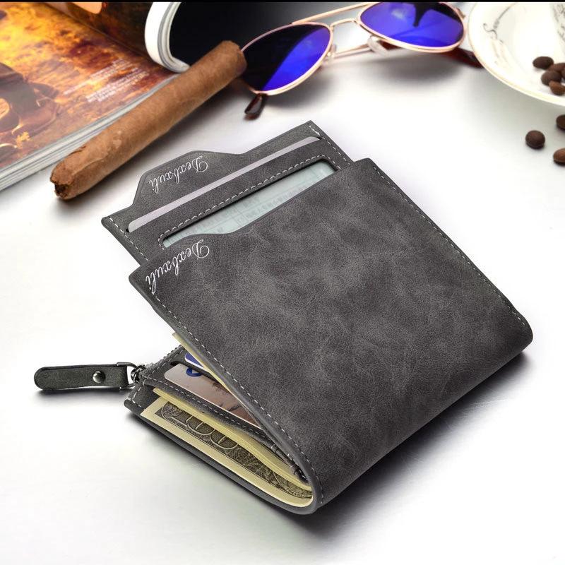 Men's Short Multifunctional Wallet by GJG Denim