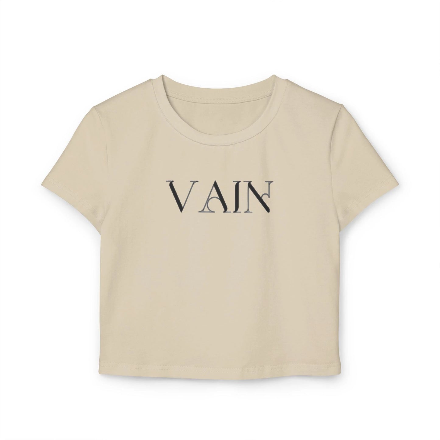 Vain Women's Trendy Crop Top, Stylish Fashion Top, Gift for Her, Summer Outfit, Casual Wear by Printify