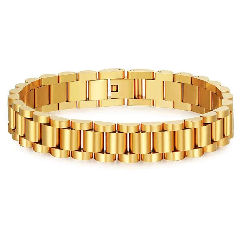 Men's Stainless Steel Watch Band Bracelet by GJG Denim