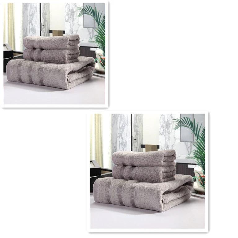 Bamboo Towel Set - Antibacterial And Hypoallergenic by GJG Denim