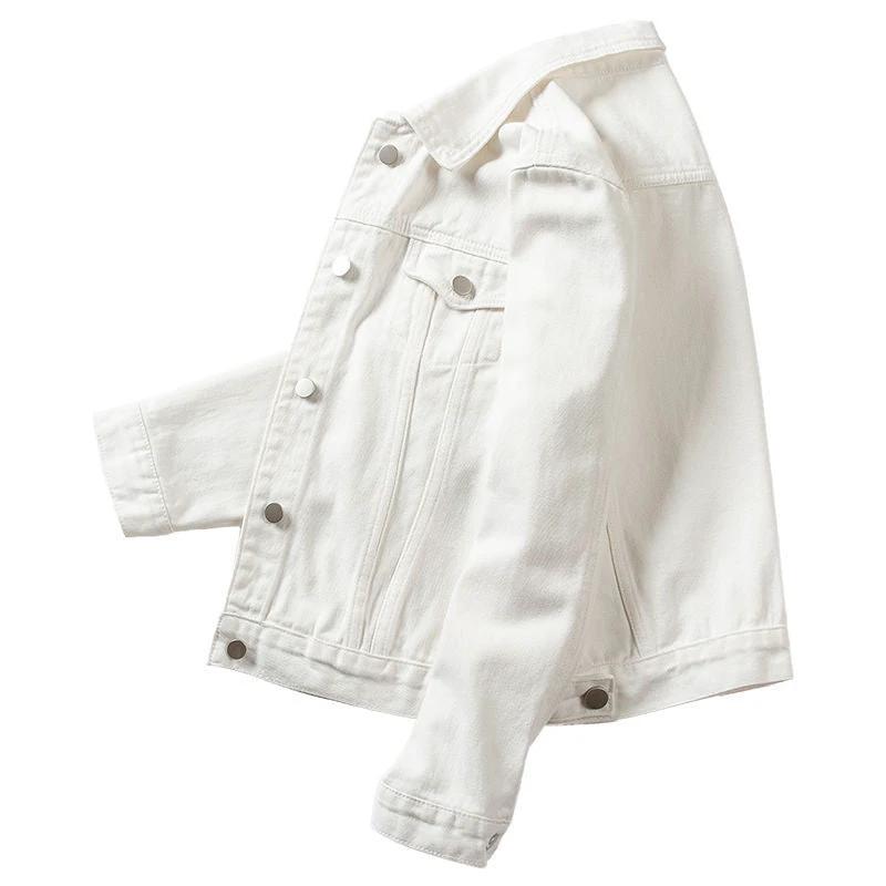 Women's Short Spring And Autumn New Korean Style Loose Versatile Casual Jacket Petite Top by GJG Denim