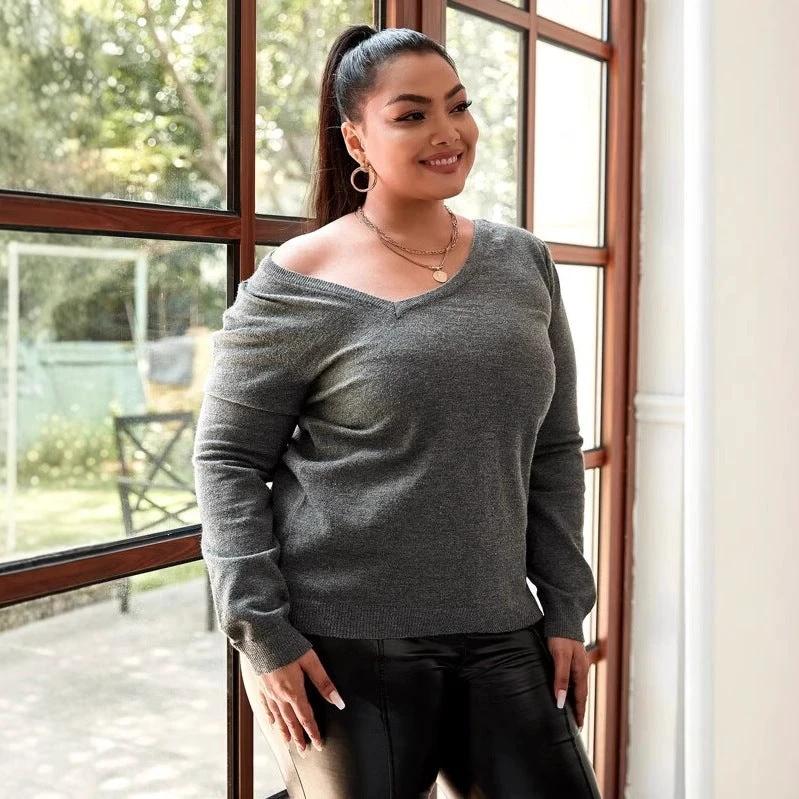 Plus Size Women's Sweater by GJG Denim