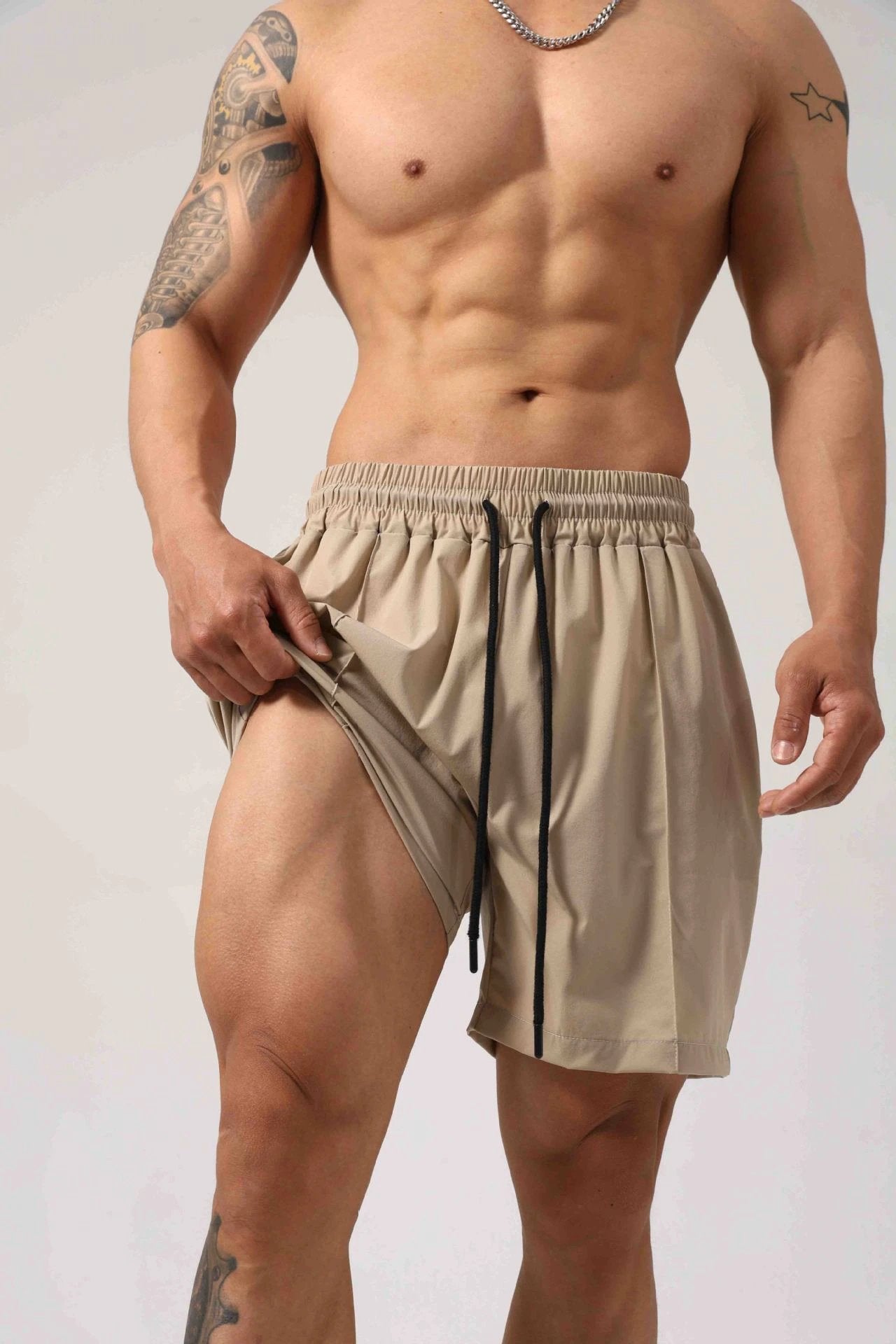 Ice Silk Sports Shorts Men's Casual Fashion Brand by GJG Denim