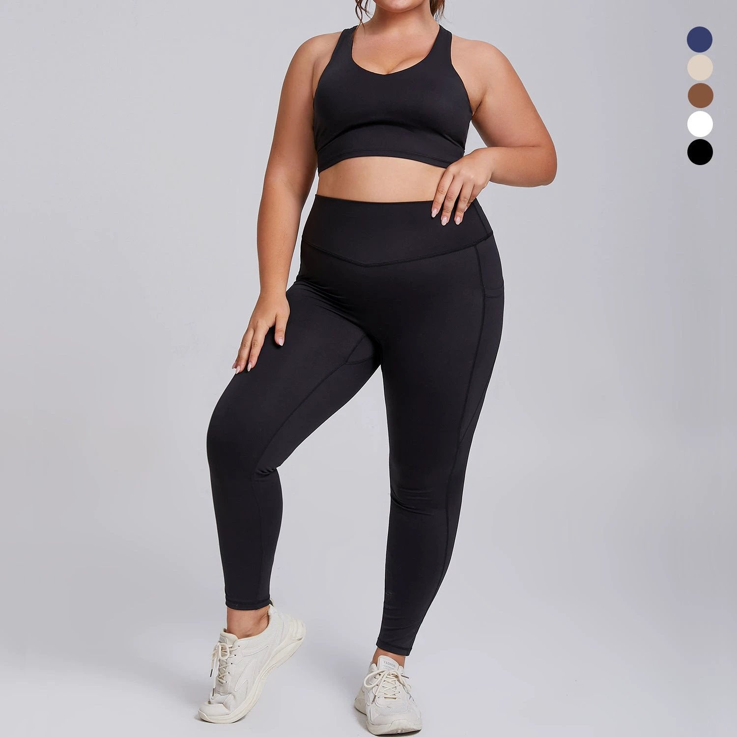Sports Workout Clothes Women's No Embarrassment Line Tight Trousers Stretch Suit by GJG Denim
