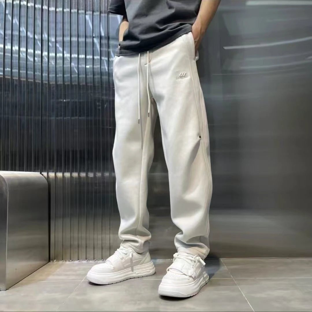 Men's Loose Straight Track Sweatpants by GJG Denim