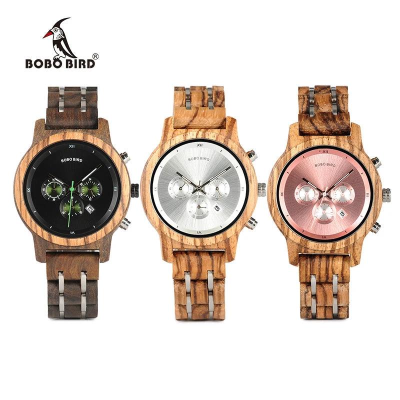 Men's Wooden Watch by GJG Denim