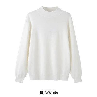 Men's Long Sleeve Warm Mock Neck Sweater by GJG Denim