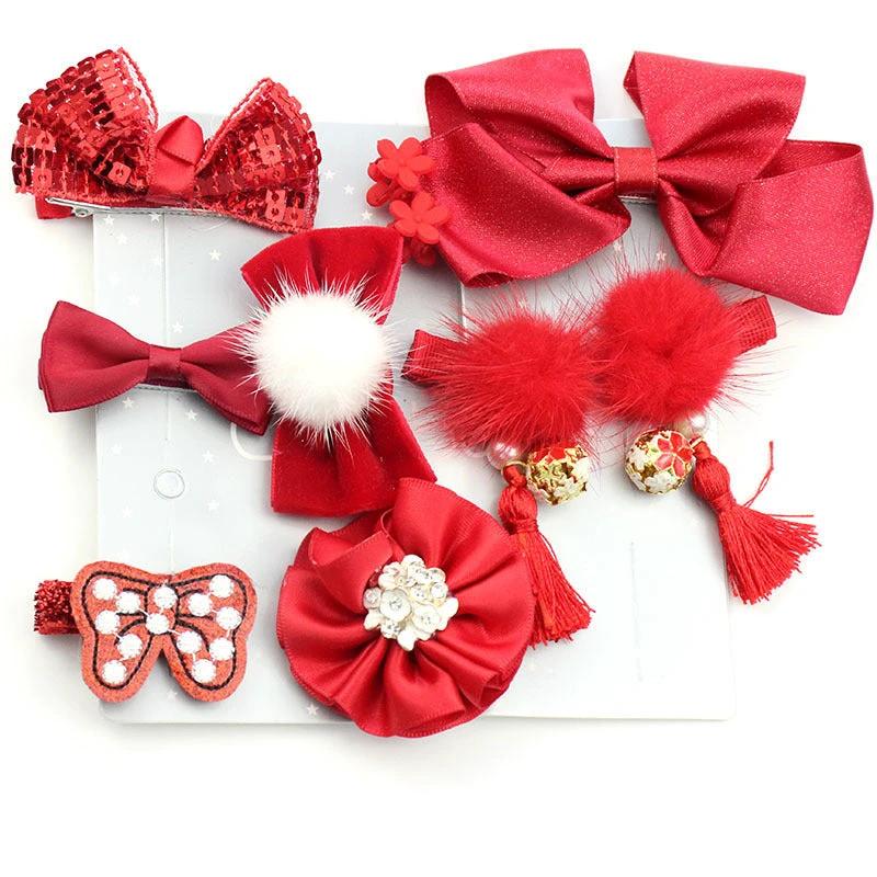 Baby baby headwear set Christmas gift box by GJG Denim