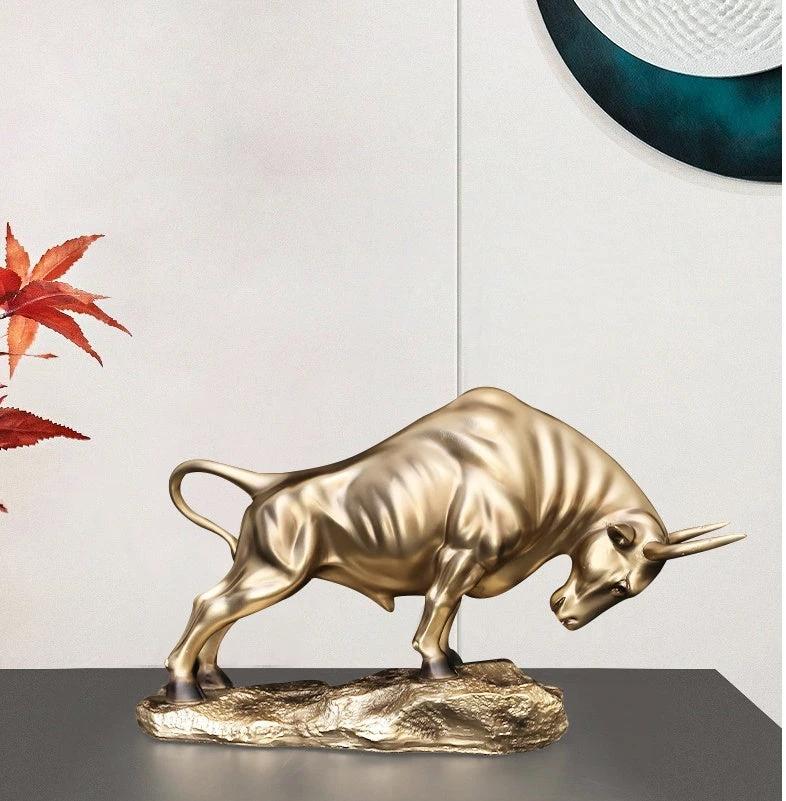 Modern Resin Statue Home Decoration Accessories Living Room Abstract Sculpture Desk Decoration by GJG Denim