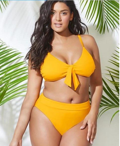 Plus Size Separate Women's Swimsuit Bikini by GJG Denim