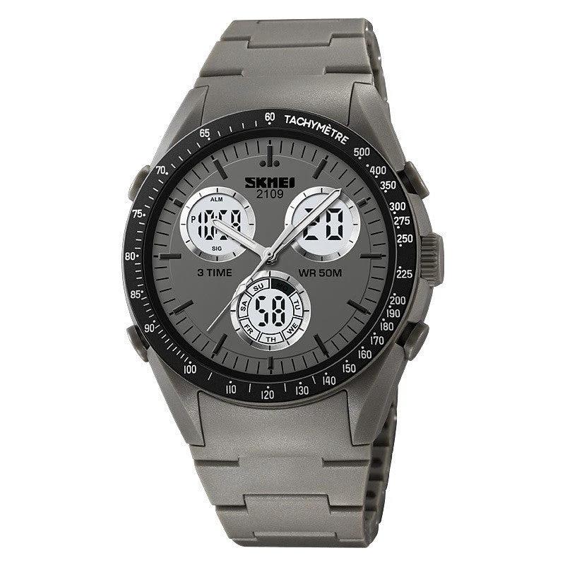 Men's Electronic Casual Watch by GJG Denim