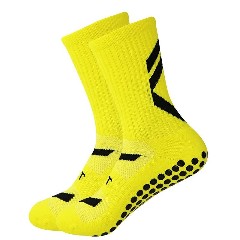 Men's Non-slip Thick Football Shock-absorbing Sports Socks by GJG Denim