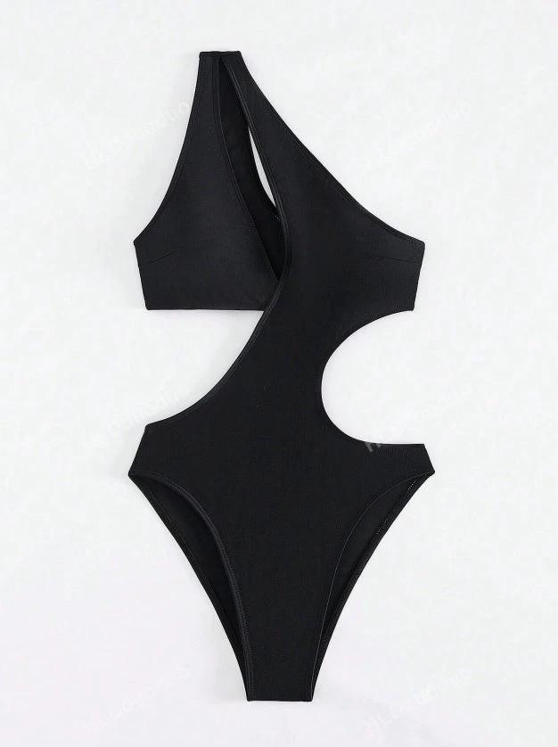 Women's one-piece Casual Swimsuit P262-01 by GJG Denim