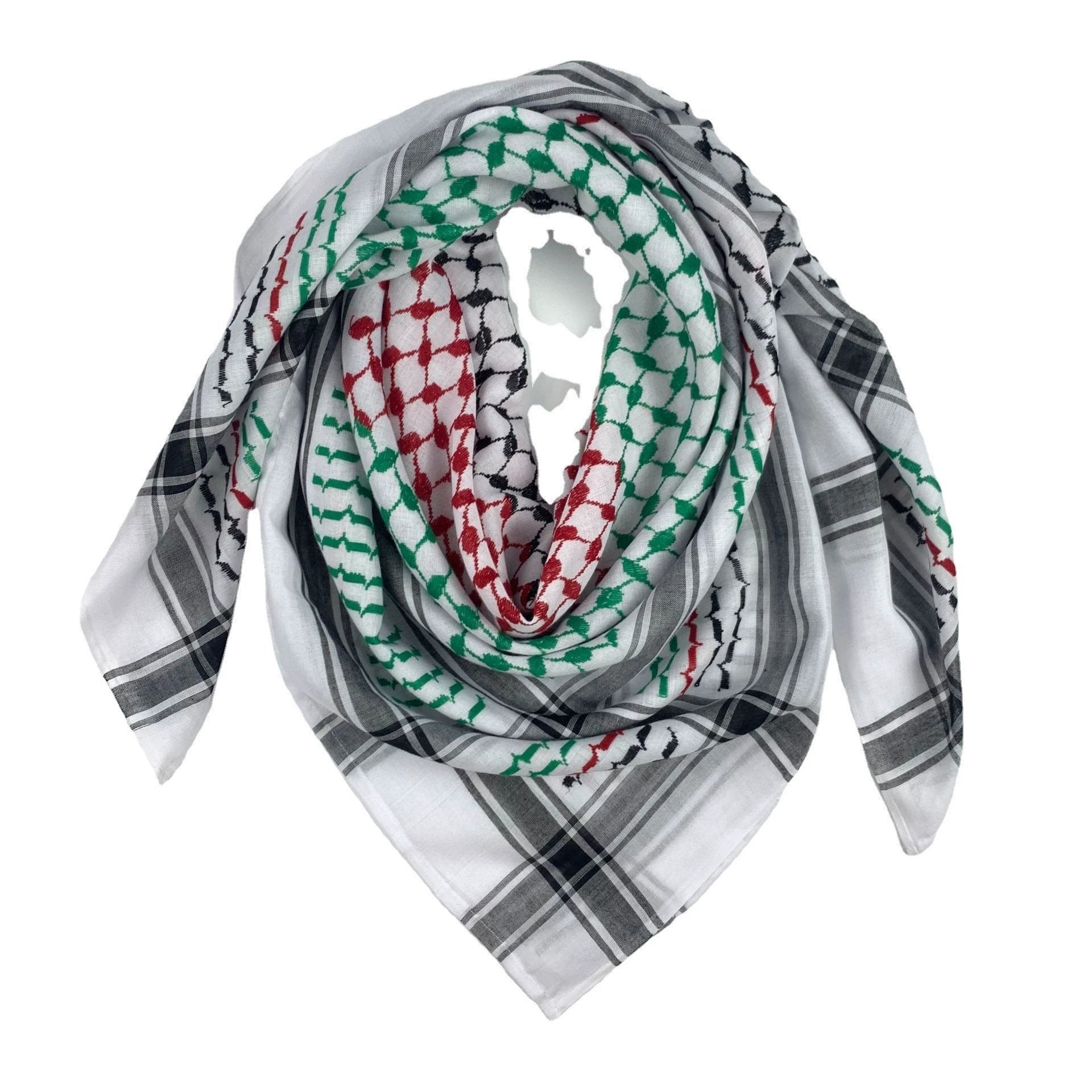 Jacquard Square Scarf For Men by GJG Denim