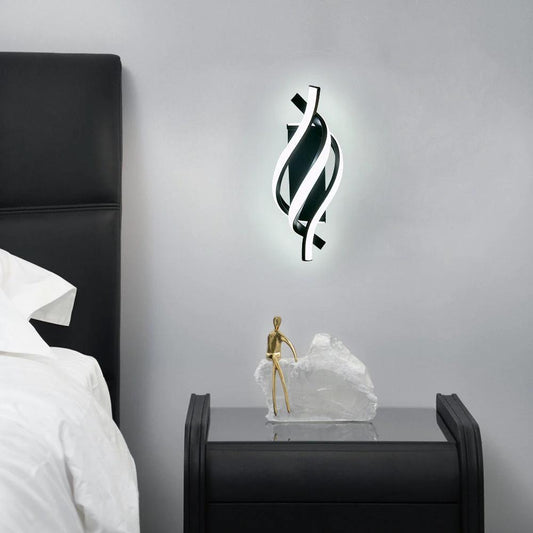Minimalist Modern Aluminum Wall Bedside Decorative Lamps by GJG Denim