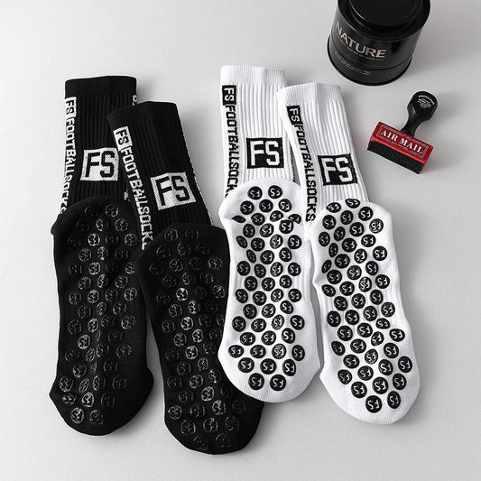 Men's Sports Socks With Nylon Dot Adhesive For Anti-slip Grip by GJG Denim