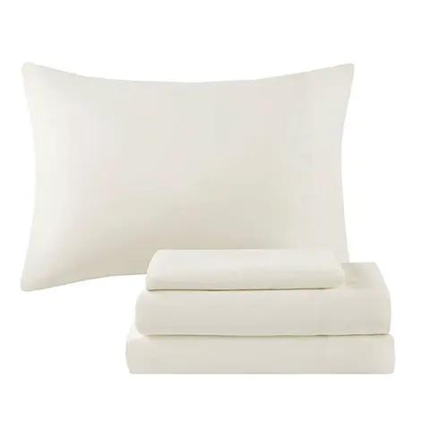12 Piece Comforter Set With Cotton Bed Sheets Blue King by GJG Denim