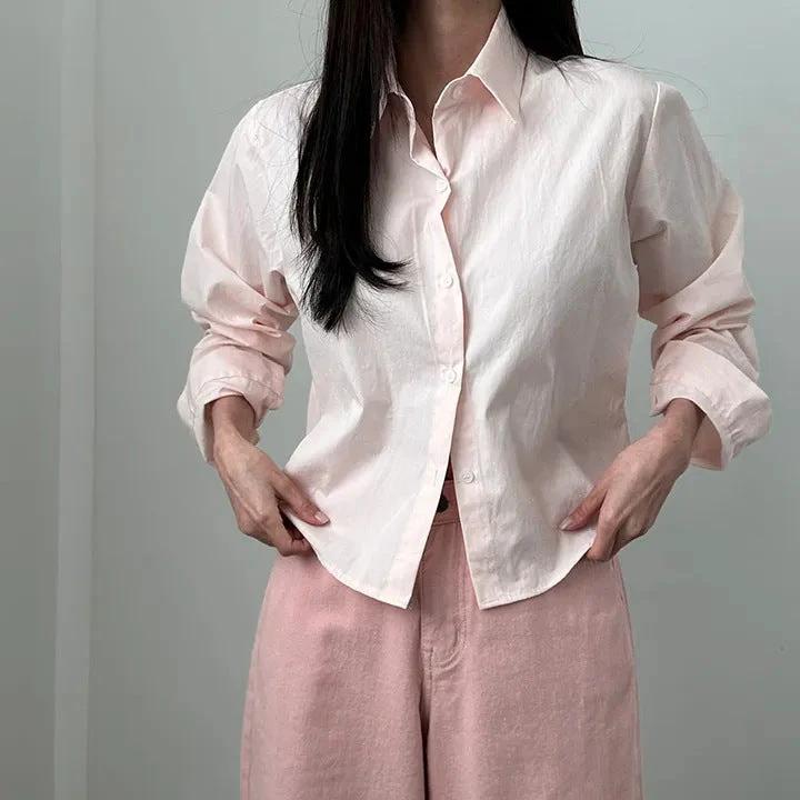 Women's Loose Petite Top Shirt by GJG Denim