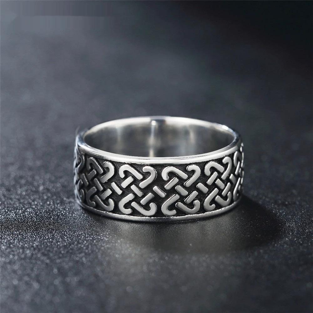 Men's Titanium Steel Ring by GJG Denim