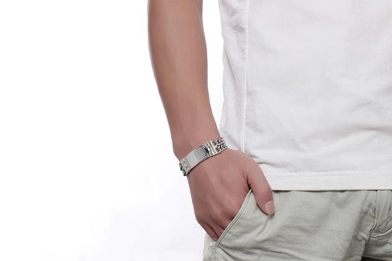 Cross Scripture Men's Bracelet by GJG Denim