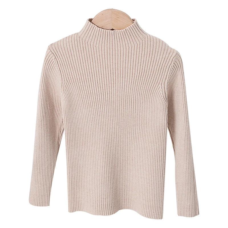 Children's Mock Neck Sweater Knitwear Top by GJG Denim