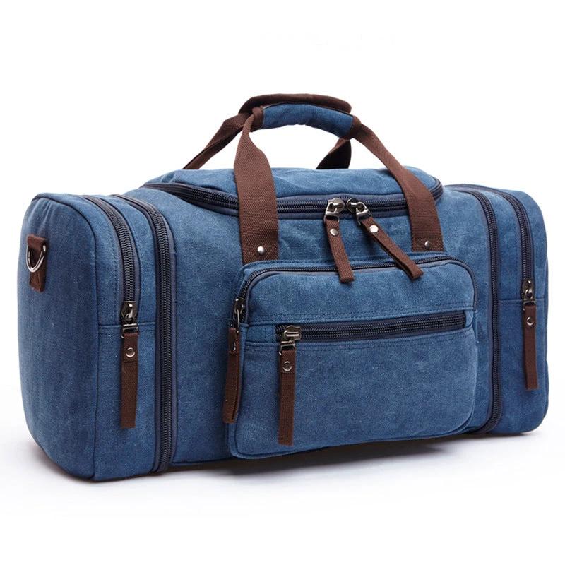 Men's Canvas Travel Bag by GJG Denim