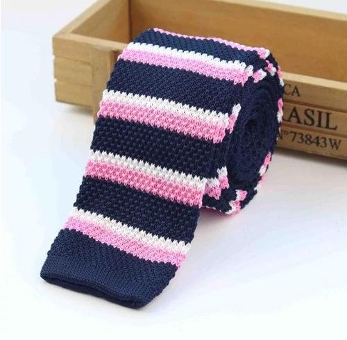Men's Knitted Leisure Striped Ties by GJG Denim