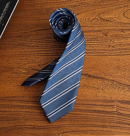 Business Formal Wear Striped Tie Host Commuter Arrow All-match Suit Shirt Accessories by GJG Denim