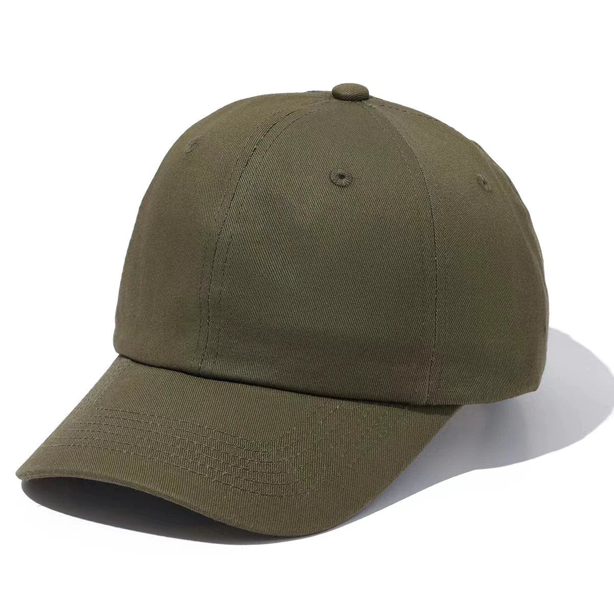 Men's Cotton Solid Color Baseball Cap by GJG Denim