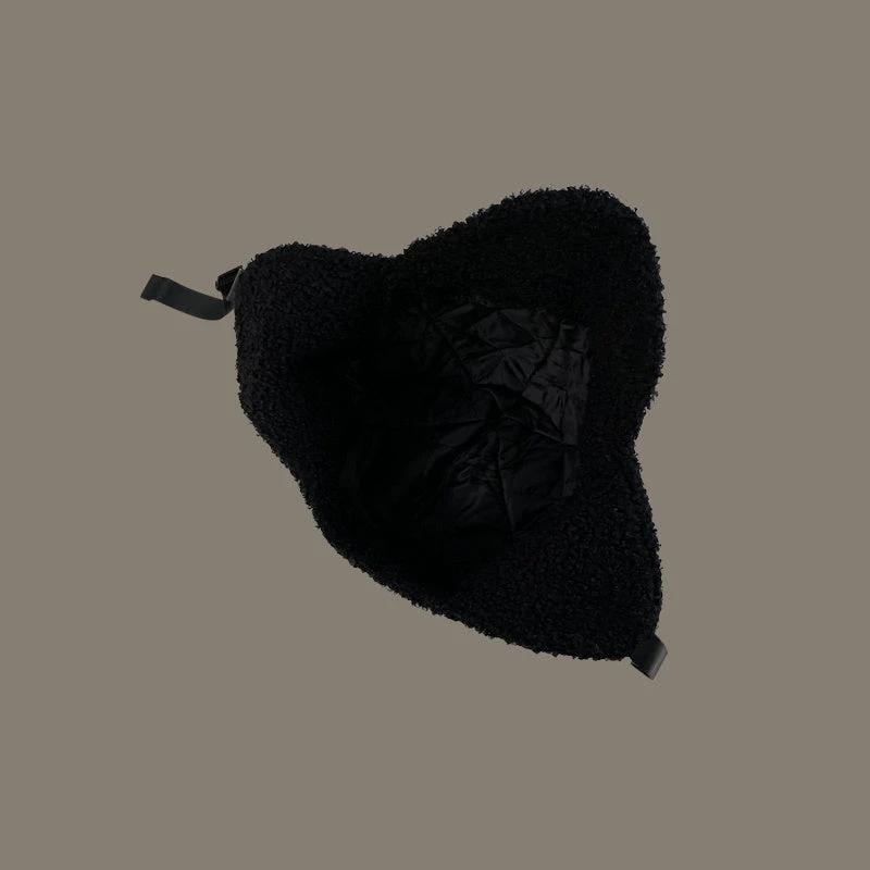 Men's Lamb Wool Ski Flying Ear Protection Baseball Style Hat by GJG Denim