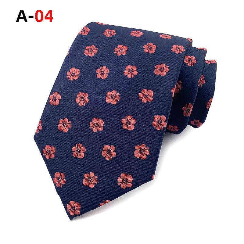 Men's Polyester Jacquard Tie by GJG Denim