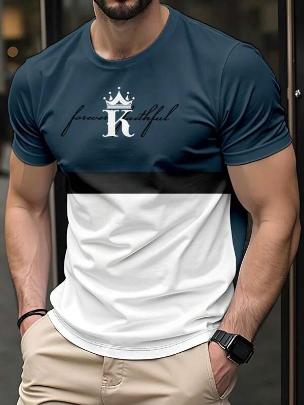 Men's Printed T-shirt by GJG Denim
