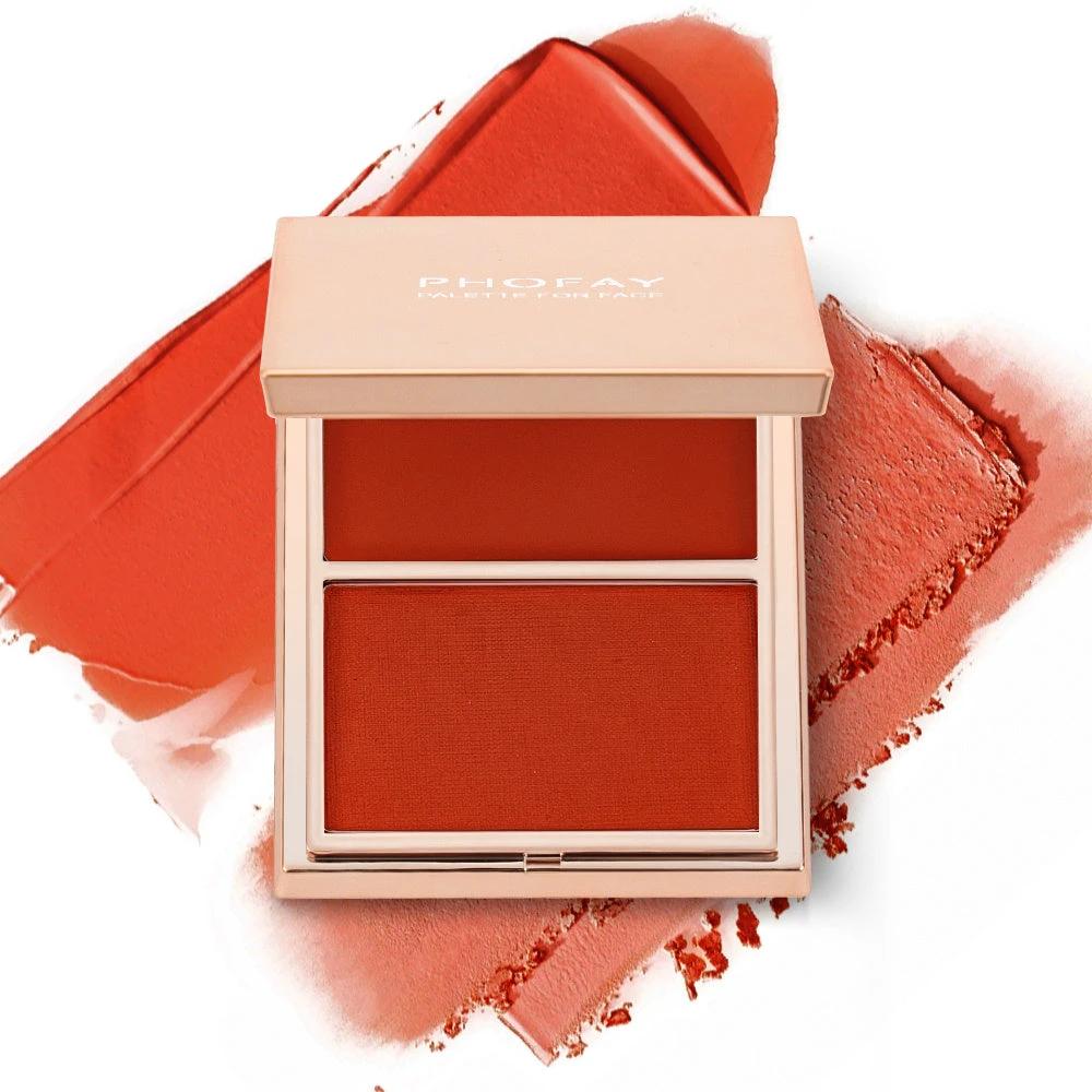 PHOFAY Double-Take Cream & Powder Blush Duo by GJG Denim