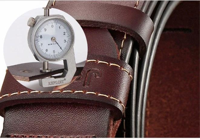 Men's Leather Belt by GJG Denim