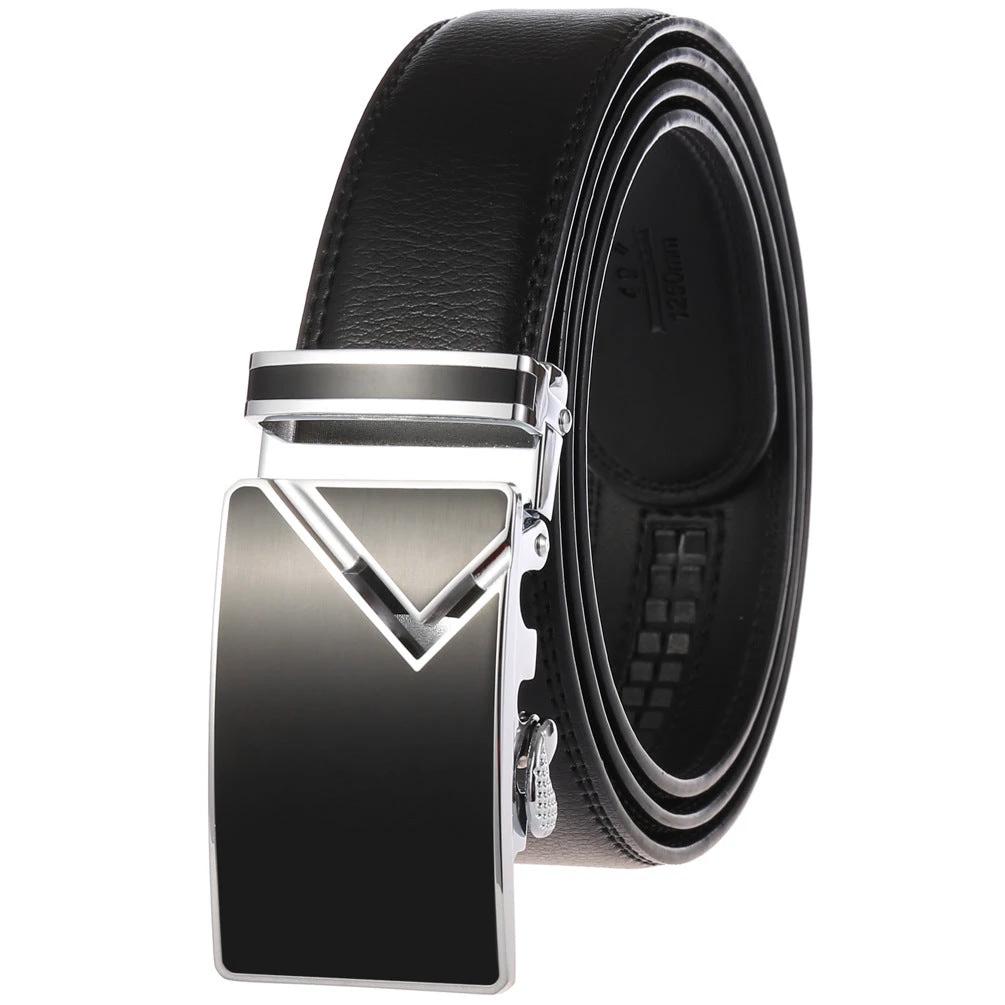 Men's Fashion Automatic Buckle Belts by GJG Denim