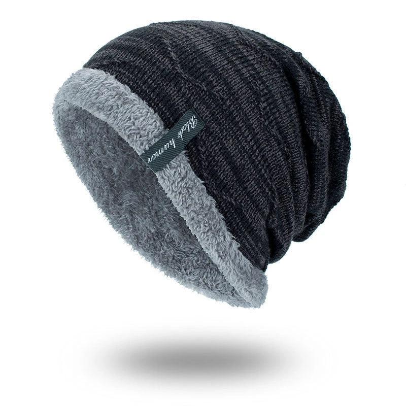 Men's Knitted Color Gradient Beanie by GJG Denim