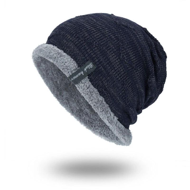 Men's Knitted Color Gradient Beanie by GJG Denim