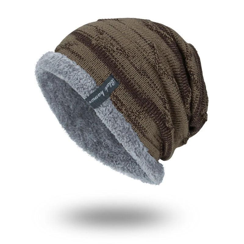 Men's Knitted Color Gradient Beanie by GJG Denim