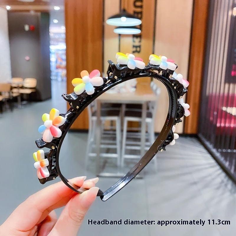 Girls' Clip Hair Accessories Crushed Hair Headband by GJG Denim